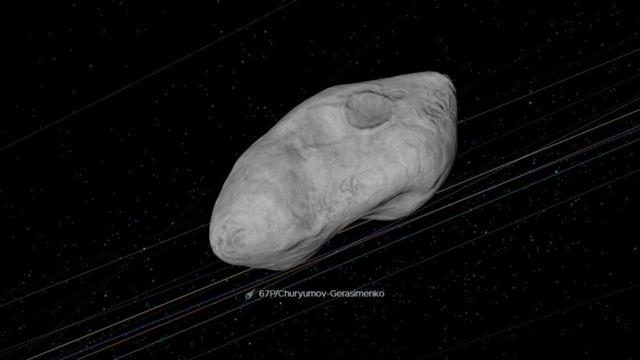 Изображение астероида 2023 DZ2 на сайте НАСА