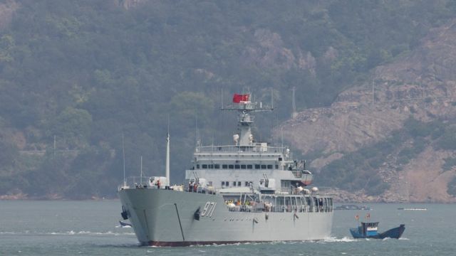Китайский военный корабль