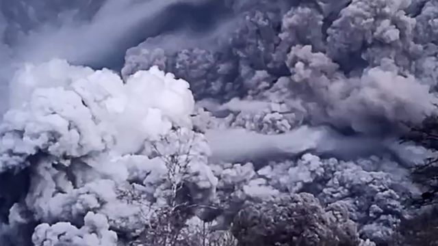 извержение вулкана Шивелуч