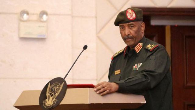 Военный лидер Судана генерал Абдель Фаттах аль-Бурхан, Хатрум, 5 декабря 2022 г.