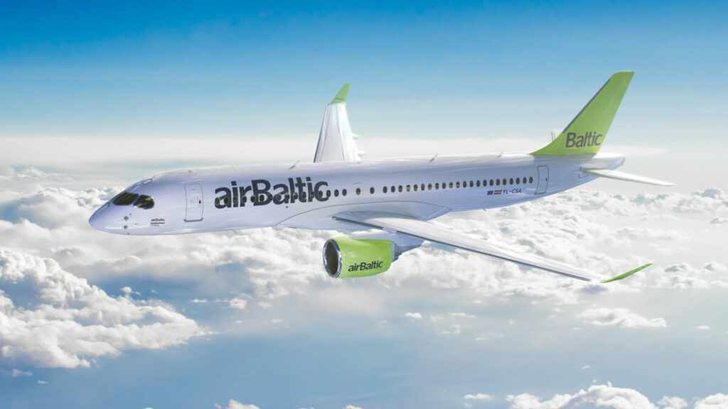 bt cseries 1 новости air baltic, авиакомпания, Латвия, рейс, рига-тбилиси, самолет
