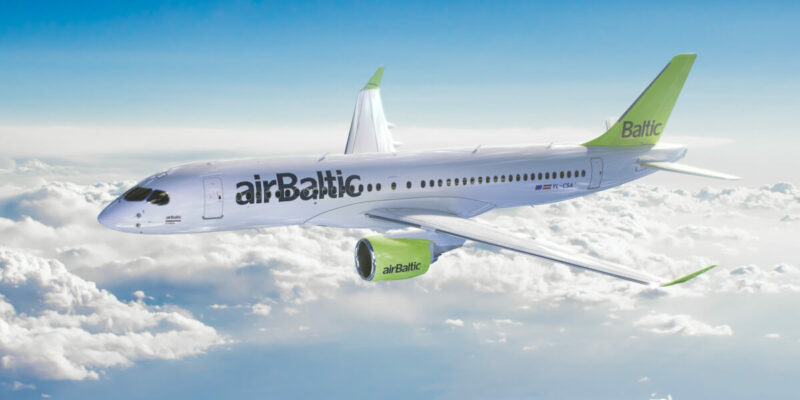 bt cseries 1 новости air baltic, авиакомпания, Латвия, рейс, рига-тбилиси, самолет