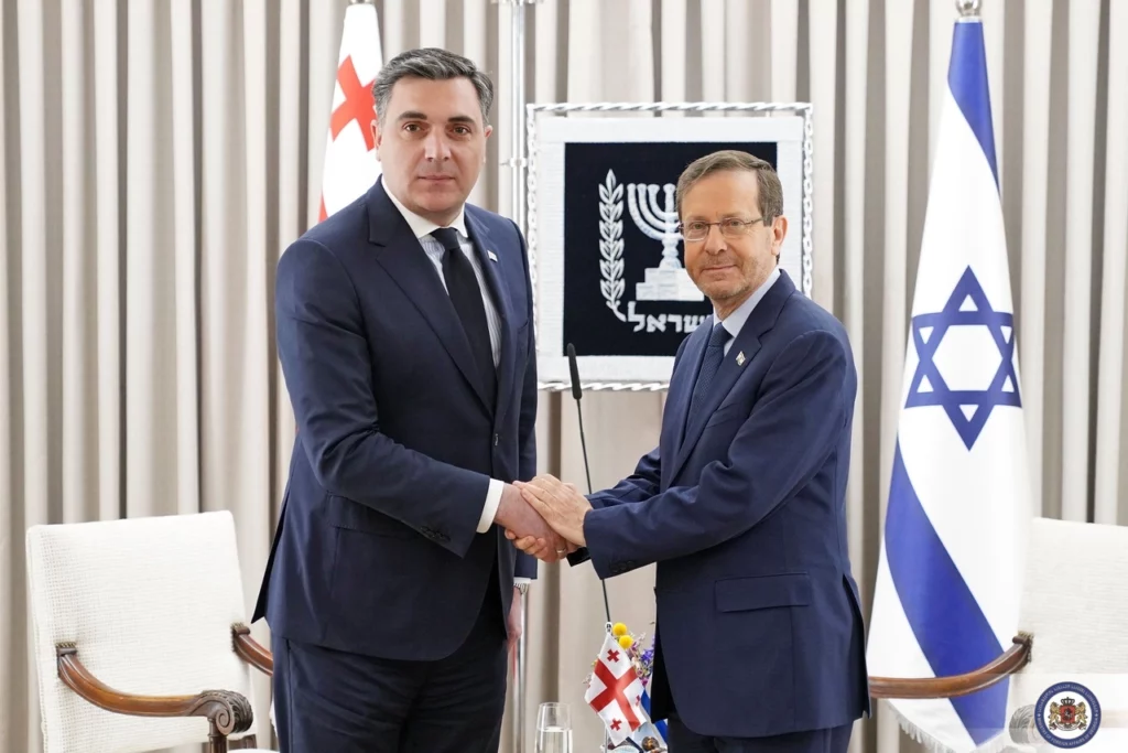 mfa07524 новости Грузия-Израиль, декларация, Илья Дарчиашвили, МИД Грузии, президент Израиля