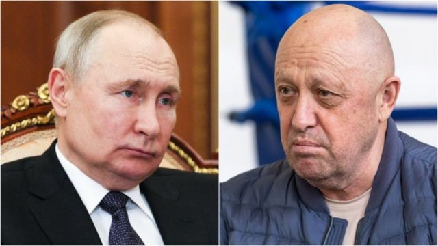 Путин и Пригожин (коллаж)