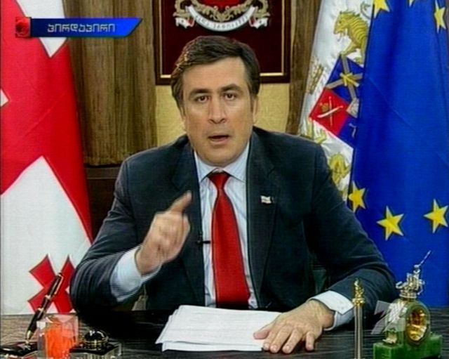 Михаил Саакашвили 2008 год