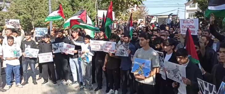 marneuli palestina новости акция, Израиль, Марнеули, Палестина, ХАМАС, шествие