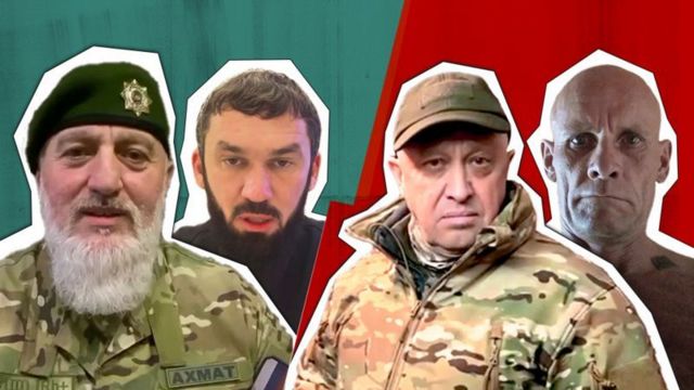 Адам Делимханов, Магомед Даудов, Евгений Пригожин, Дмитрий Уткин