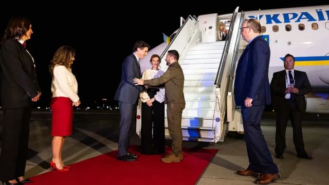 Президент Зеленский с супругой 21 сентября прибыли в Канаду