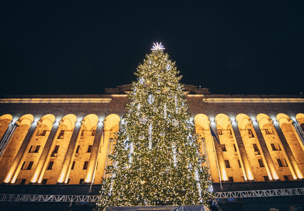 elka 2024 новости Грузия Новый год, Каха Каладзе, мэрия Тбилиси, новогодняя елка