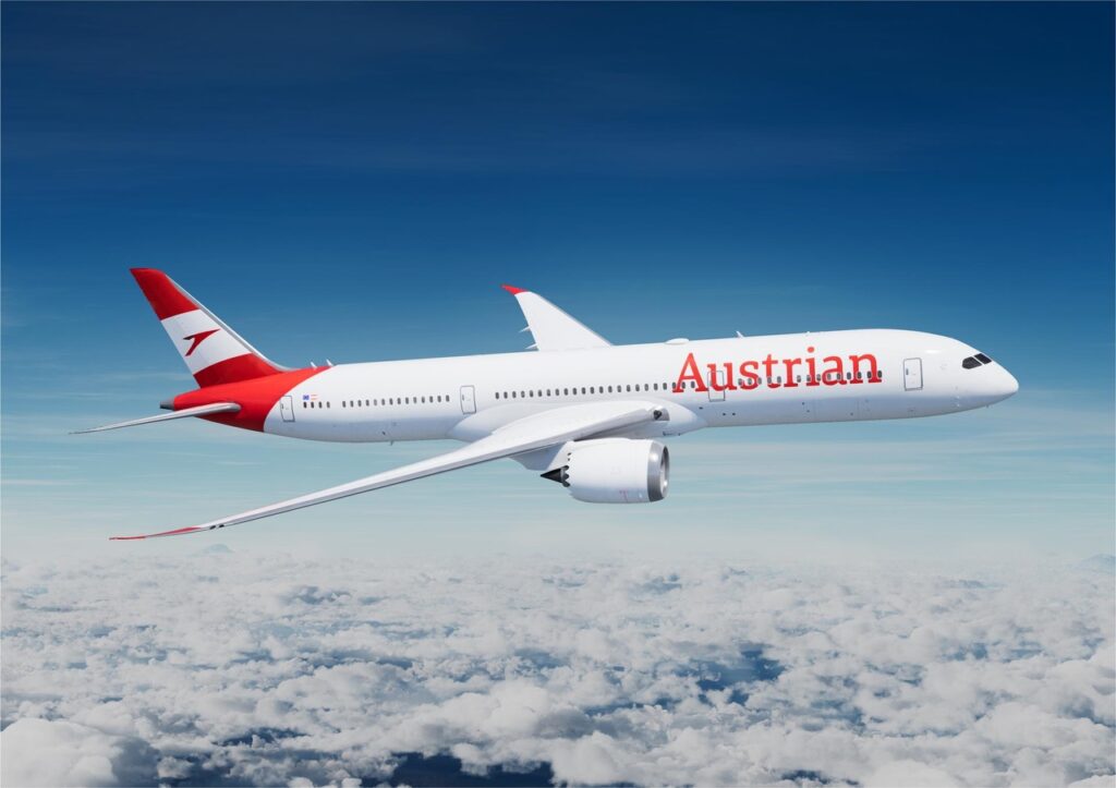 austrian 787 9 c austrian airlines новости Austrian Airlines, авиакомпания, Вена, Тбилисский аэропорт