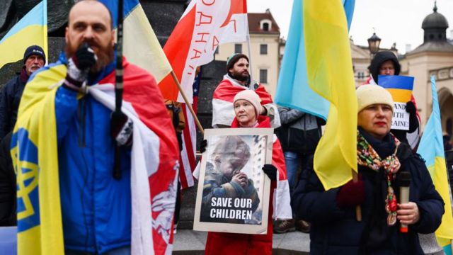 Протест в поддержку Украины 