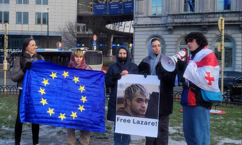 новости акция протеста в тбилиси, Европарламент, Лазаре Григориадис