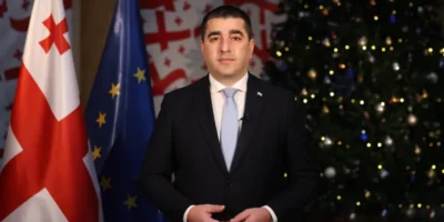 papuashvili novii god Другая SOVA Грузия-ЕС, закон об иноагентах в грузии, Спикер парламента, Шалва Папуашвили