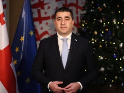 papuashvili novii god новости Грузия-ЕС, закон об иноагентах в грузии, Спикер парламента, Шалва Папуашвили