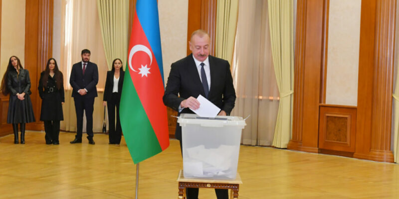 aliev vibori новости OC Media, Азербайджан, выборы, Ильхам Алиев, Нагорный Карабах