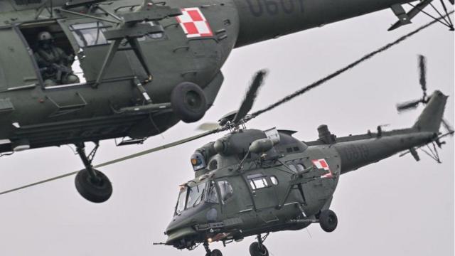 Вертолеты польских вооруженных сил