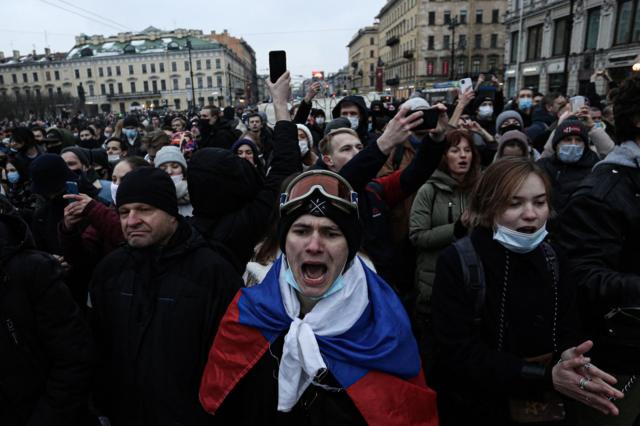 Демонстрация в Петербурге 