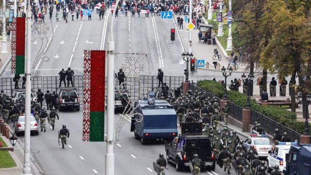 Протесты в Минске 2020 года