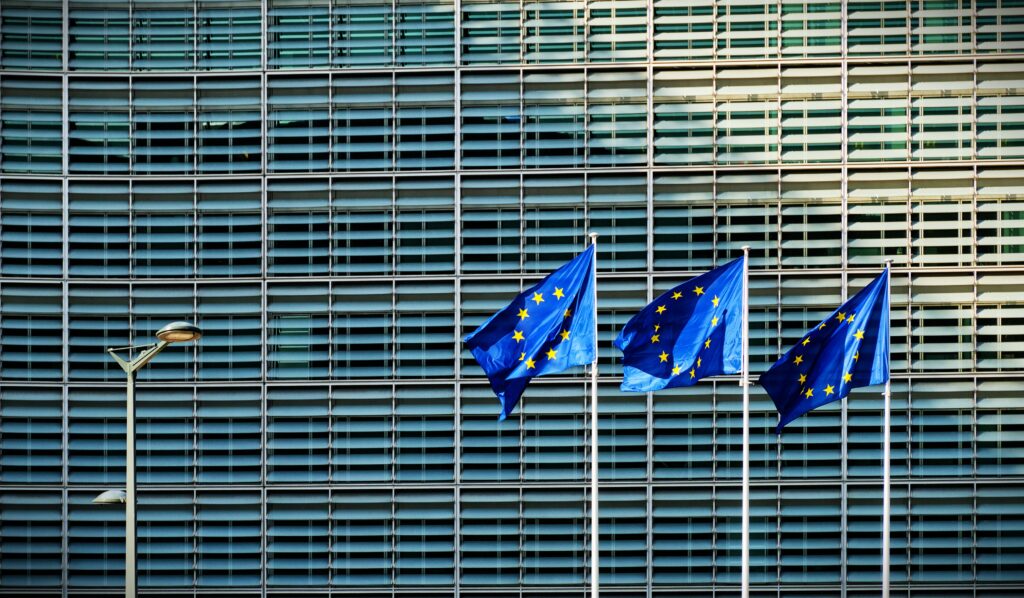 eu flags in front of european commission 2023 11 27 05 17 27 utc политика featured, Грузия-ЕС, Грузия-Украина
