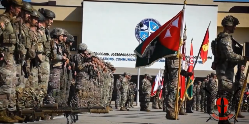 image новости военные учения, Минобороны Грузии, посольство США в Грузии, Троянский след