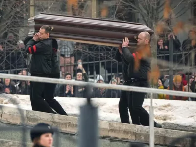 navalni dakrdzalva фоторепортаж Алексей Навальный, похороны, российский оппозиционер, убийство