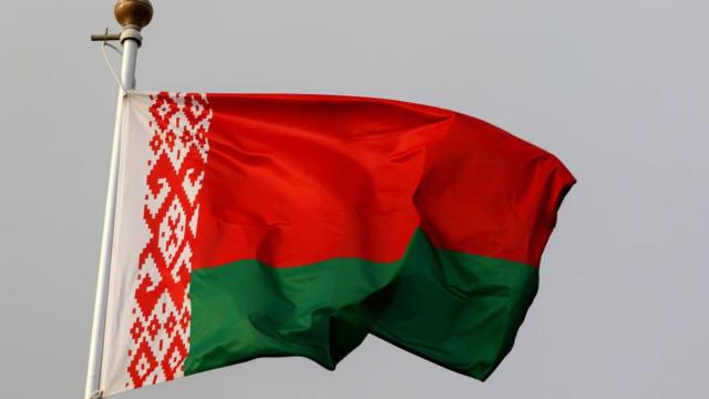 Флаг Беларуси, установленный при Лукашенко