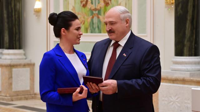 Василевская и Лукашенко