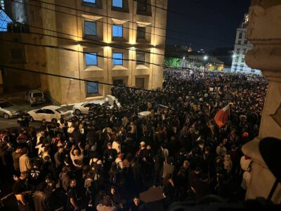 akcia 6 новости администрация правительства, акция, задержания, закон об иноагентах в грузии