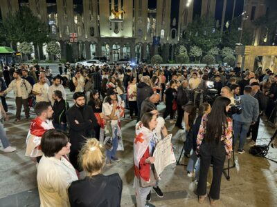 akcia den deviati 4 общество закон об иноагентах в грузии, студенты