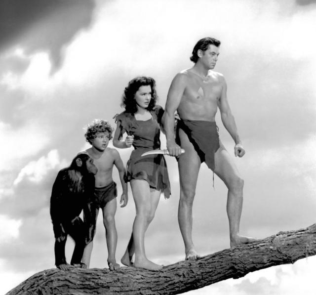 Кадр из фильма о Тарзане
