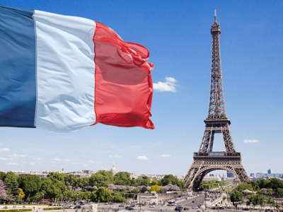 francia flag новости Грузия-Франция, День независимости Грузии