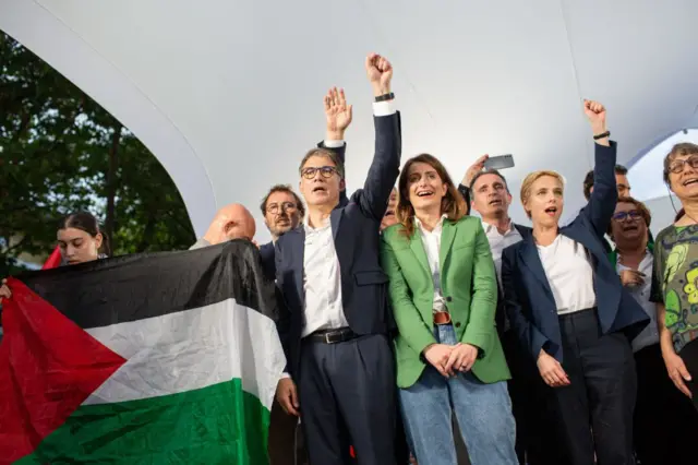 Лидеры левых партий Франции