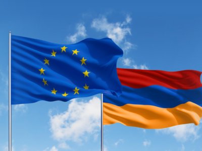 eu and armenian flags 1024x614 1 новости OC Media, Азербайджан-Армения, армения-ес