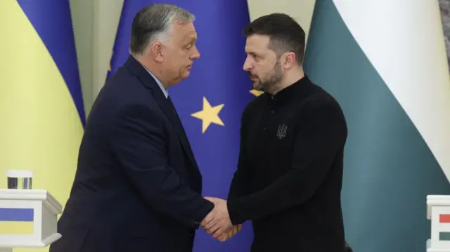 Орбан и Зеленский в Киеве